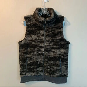 Athleta Camo Sherpa Plush Cozy  Fall Tugga Vest S